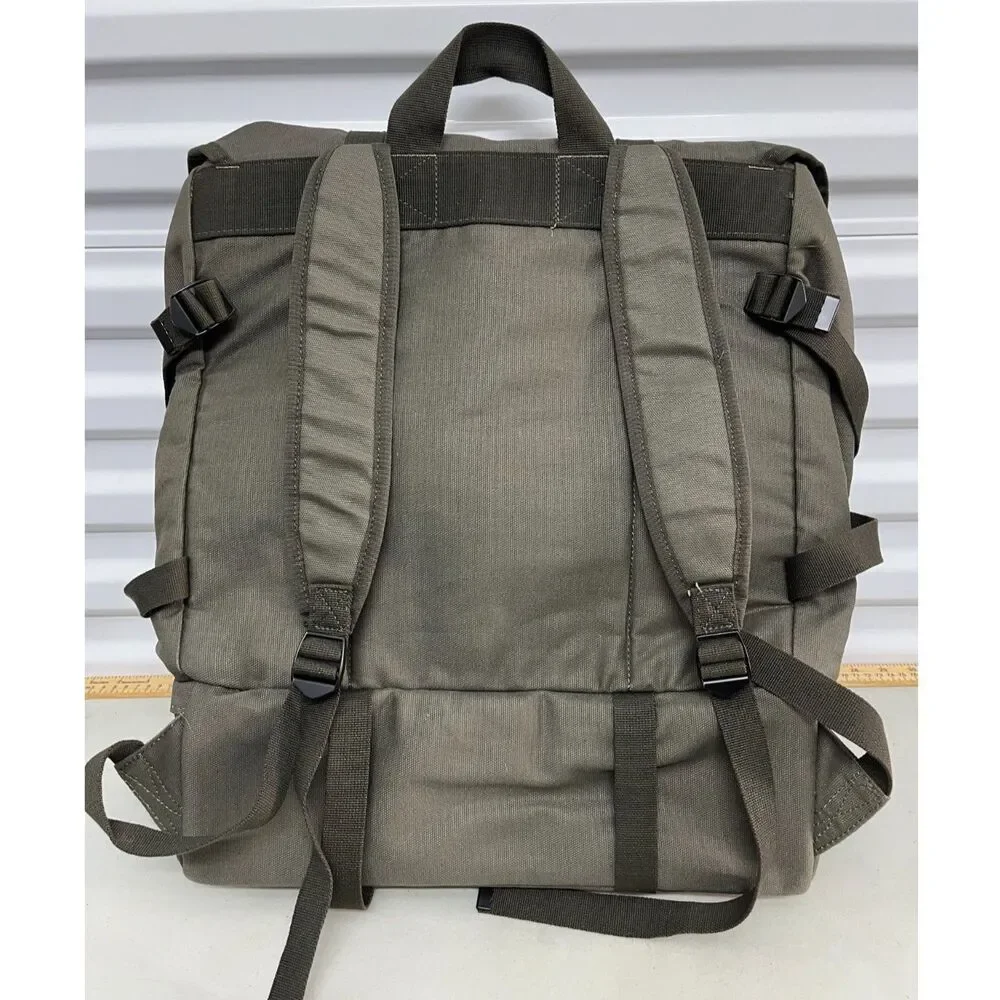 Duluth Trading Co Backpack Satchel Army Green Hiking Duffle Bag - 18